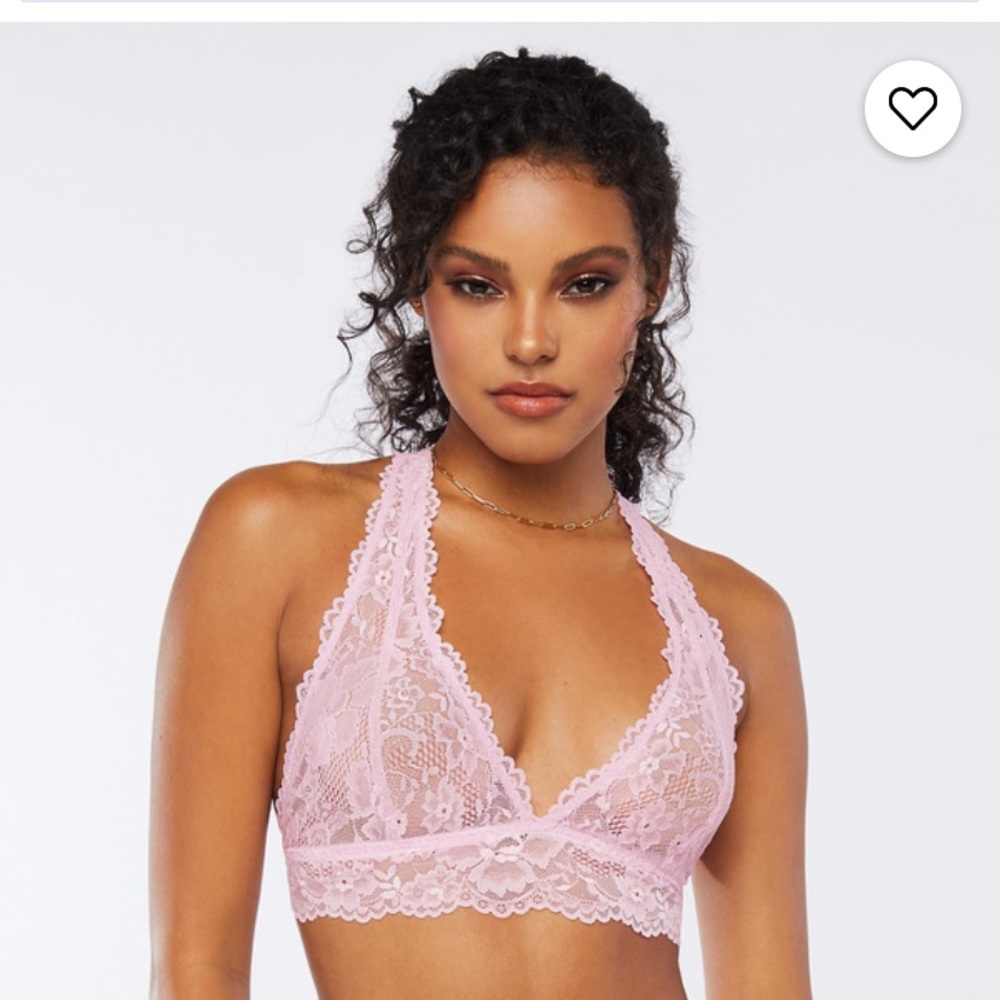 Savage X Fenty Floral Lace Racerback Bralette